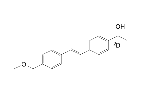 4-(1-D-1-hydroxyethyl)-4'-methoxymethyl-stilben