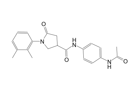 3-pyrrolidinecarboxamide, N-[4-(acetylamino)phenyl]-1-(2,3-dimethylphenyl)-5-oxo-