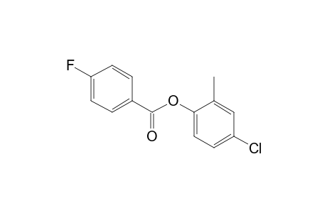 4-Fluorobenzoic acid, 4-chloro-2-methylphenyl ester