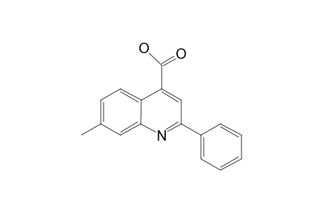 7-Methyl-2-phenylquinoline-4-carboxylic acid