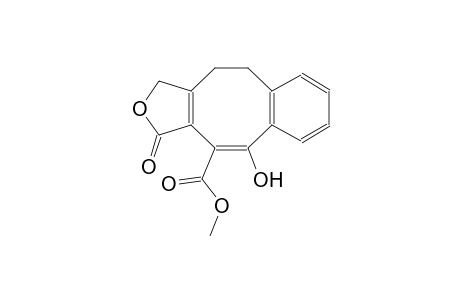 Benzo[5,6]cycloocta[1,2-c]furan-4-carboxylic acid, 1,3,10,11-tetrahydro-5-hydroxy-3-oxo-, methyl ester
