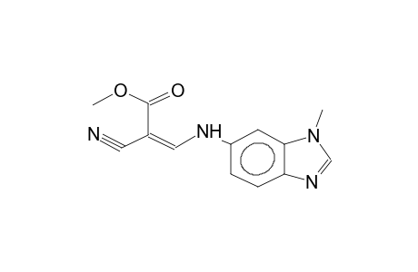 (Z)-1-METHYL-6-(2-CARBOMETHOXY-2-CYANOVINYLAMINO)BENZIMIDAZOLE