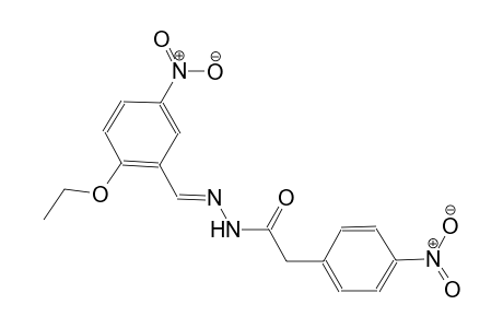 benzeneacetic acid, 4-nitro-, 2-[(E)-(2-ethoxy-5-nitrophenyl)methylidene]hydrazide
