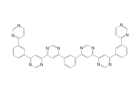 1,3-Bis{6'-[3-(4-pyrimidinyl)phenyl]-4,4'-bipyrimidin-6-yl}benzene