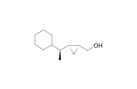 (1S*,2S*)-2-[(1S*)-1-Cyclohexylethyl]cyclopropylmethanol