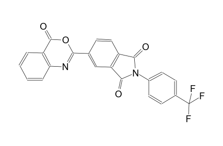 1H-isoindole-1,3(2H)-dione, 5-(4-oxo-4H-3,1-benzoxazin-2-yl)-2-[4-(trifluoromethyl)phenyl]-