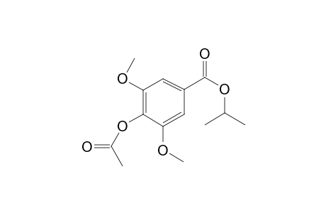 Acetyl syringic acid, isopropyl ester