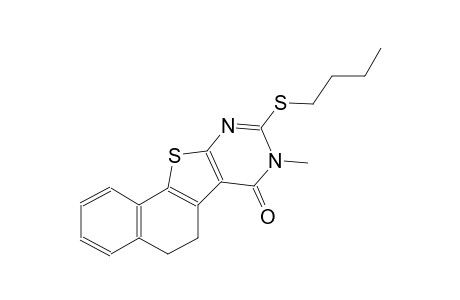 9-(butylsulfanyl)-8-methyl-5,8-dihydronaphtho[2',1':4,5]thieno[2,3-d]pyrimidin-7(6H)-one
