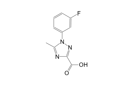 1H-1,2,4-triazole-3-carboxylic acid, 1-(3-fluorophenyl)-5-methyl-