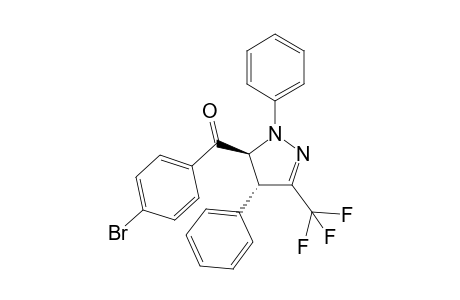 (4-Bromo-phenyl)-((3S,4R)-2,4-diphenyl-5-trifluoromethyl-3,4-dihydro-2H-pyrazol-3-yl)-methanone