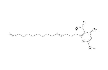 5,7-Dimethoxy-3-[(3E)-tetradeca-3,13-dienyl]-3H-2-benzofuran-1-one