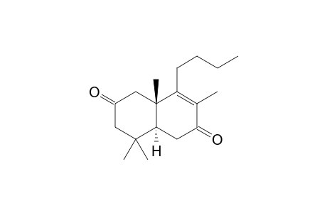 (4aS,8aS)-8-butyl-4,4,7,8a-tetramethyl-1,3,4a,5-tetrahydronaphthalene-2,6-dione