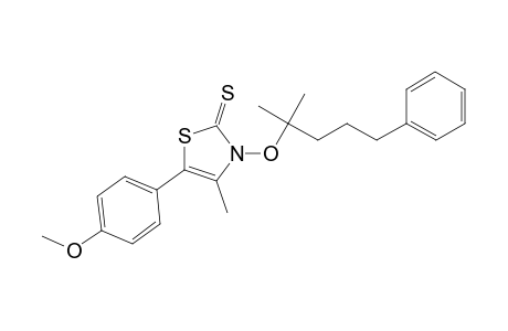 3-(2-Methyl-5-phenylpent-2-oxy)-5-(4-methoxyphenyl)-4-methythiazole-2(3H)-thione