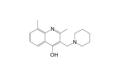4-quinolinol, 2,8-dimethyl-3-(1-piperidinylmethyl)-