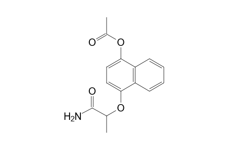 Propanamide, 2-[[4-(acetyloxy)-1-naphthalenyl]oxy]-