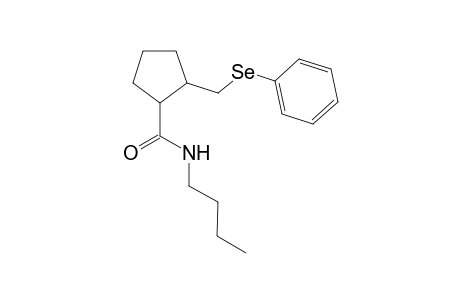 N-butyl-2-(phenylselanylmethyl)cyclopentane-1-carboxamide