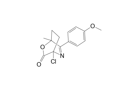 (+-)-4-Chloro-1-methyl-2-oxa-6-(4-methoxyphenyl)-5-azabicyclo[2.2.2]oct-5-en-3-one