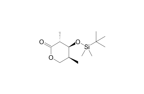 (3R,4S,5S)-4-[tert-butyl(dimethyl)silyl]oxy-3,5-dimethyl-2-oxanone