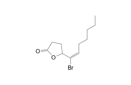 (E)-5-(1'-Bromo-1'-heptenyl)-tetrahydrofuran-2-one