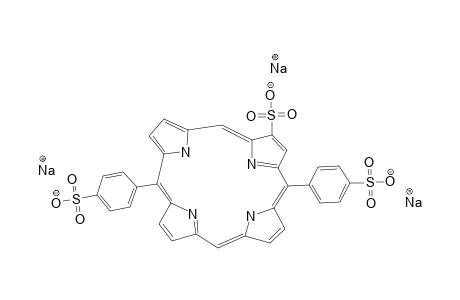 2-SULFONATO-5,15-BIS-(4-SULFONATOPHENYL)-PORPHYRIN-TRISODIUM-SALT