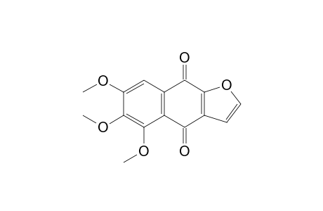 5,6,7-trimethoxybenzo[f]benzofuran-4,9-dione