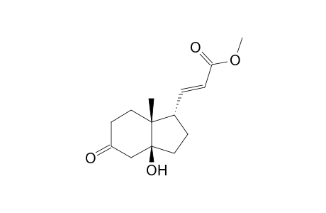 (1S)-3-(3'a-Hydroxy-7'a-methyl-5'-oxo-perhydroinden-1'-yl] acrylate