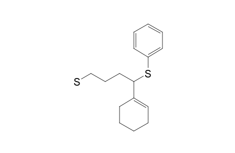 4-Cyclohexenyl-4-(phenylsulfanyl)-1-sulfanylbutane