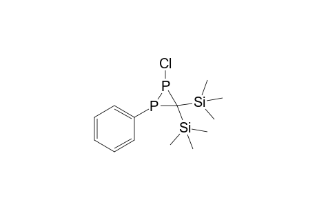(1-chloranyl-2-phenyl-3-trimethylsilyl-1,2-diphosphiran-3-yl)-trimethyl-silane
