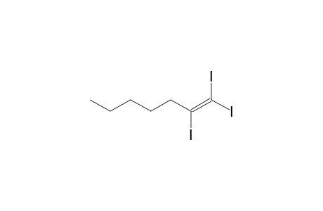 1,1,2-Triiodo-1-heptene