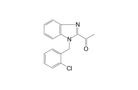 1-Ethanone, 1-[1-[(2-chlorophenyl)methyl]-1H-1,3-benzimidazol-2-yl]-