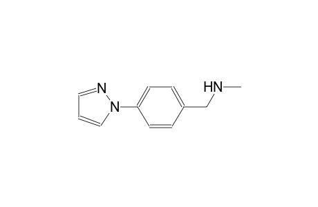 N-methyl[4-(1H-pyrazol-1-yl)phenyl]methanamine