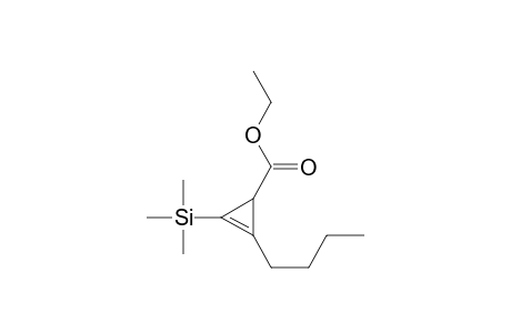Ethyl 2-butyl-3-(trimethylsilyl)cycloprop-2-ene-1-carboxylate
