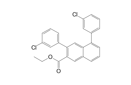 Ethyl 3,5-Bis(3-chlorophenyl)-2-naphthoate