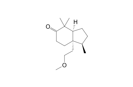 (1R,3aS,7aS)-7a-methoxyethyl-1,4,4-trimethylhexahydrindan-5-one