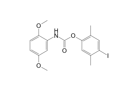 2,5-dimethoxycarbanilic acid, 4-iodo-2,5-xylyl ester