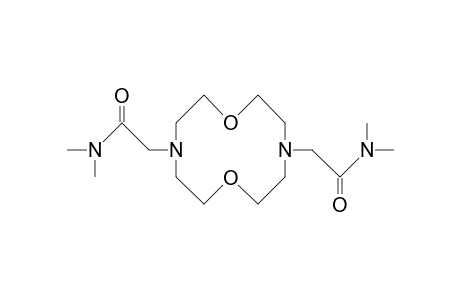 4,10-Bis(N,N-dimethyl-ethanamido)-1,7-dioxa-4,10-diaza-cyclododecane