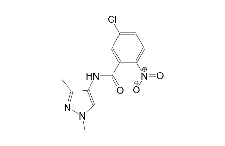 5-chloro-N-(1,3-dimethyl-1H-pyrazol-4-yl)-2-nitrobenzamide