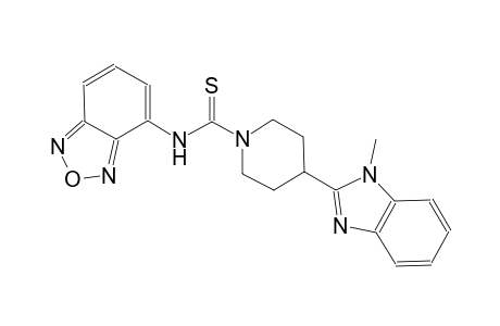 1-piperidinecarbothioamide, N-(2,1,3-benzoxadiazol-4-yl)-4-(1-methyl-1H-benzimidazol-2-yl)-