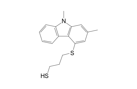 2,9-Dimethyl-4-(3-mercaptopropylthio)carbazole