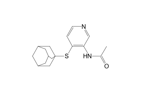 4-(1-Adamantylthio)-3-acetamidopyridine