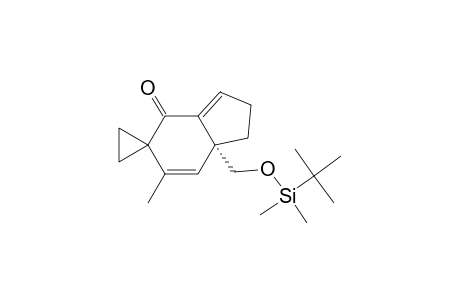 Spiro[1-[(tert-Butyldimethylsiloxy)methyl]-3-methyl-5-oxobicyclo[4.3.0]nona-2,6-diene-4,1'-cyclopropane]