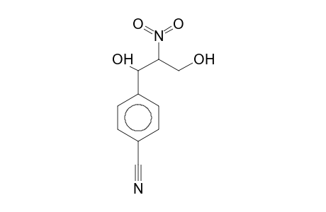 Benzonitrile, 4-(1,3-dihydroxy-2-nitropropyl)-, (R*,R*)-(.+-.)-