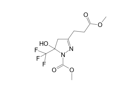 Methyl 3-(3-methoxy-3-oxopropyl)-5-trifluoromethyl-1H-pyrazole-1-carboxylate