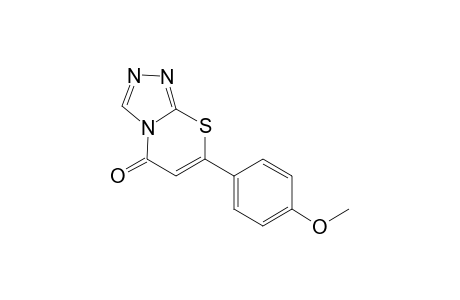 5H-[1,2,4]Triazolo[3,4-b][1,3]thiazin-5-one, 7-(4-methoxyphenyl)-