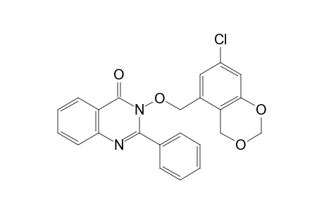 3-[(6-chloro-1,3-benzodioxan-8-yl)methoxy]-2-phenyl-4(3H)quinazolinone