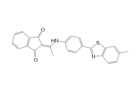 1H-indene-1,3(2H)-dione, 2-[1-[[4-(6-methyl-2-benzothiazolyl)phenyl]amino]ethylidene]-