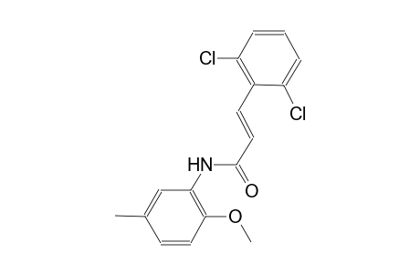 (2E)-3-(2,6-dichlorophenyl)-N-(2-methoxy-5-methylphenyl)-2-propenamide