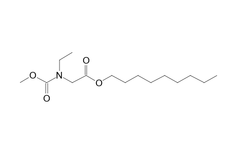 Glycine, N-ethyl-N-methoxycarbonyl-, nonyl ester