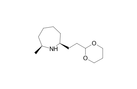 (2S,7S)-2-Methyl-7-[2'-(1",3"-dioxan-2"-yl)ethyl]-azepane