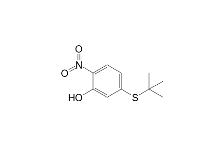 5-(tert-butylthio)-2-nitro-phenol